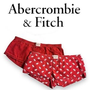 A&F Vintage Sleep Shorts Bundle, size XS